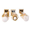 15“ Gold & White Nutcrackers, 3 Assorted