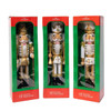 15“ Gold & White Nutcrackers, 3 Assorted