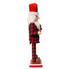 15“ Santa With Red Pajamas Nutcracker