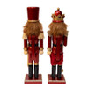 15“ Gold & Burgundy Nutcrackers, 2 Assorted