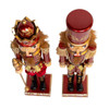 15“ Gold & Burgundy Nutcrackers, 2 Assorted