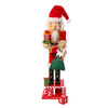 15“ Santa Calendar With Gifts Nutcracker