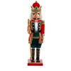 15“ Red & Green King Nutcracker