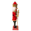 15“ Red & Green King Nutcracker