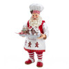 11“ Fabriché™ Gingerbread Chef Santa