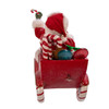 8.5" Fabriché™ Musical Santa In Candy Car