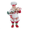 10.5“ Fabriché™ Gingerbread Chef Santa