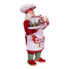 10.5“ Fabriché™ Gingerbread Chef Santa
