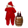 10.5" Fabriché™ Wine Tasting Santa, 2-Piece Set