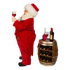 10.5" Fabriché™ Wine Tasting Santa, 2-Piece Set