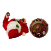 10.5" Fabriché™ Wine Tasting Santa, 2-Piece Set