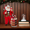 10.5" Fabriché™ Wine Tasting Santa, 2-Piece Set