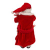 10.5“ Fabriché™ African American Santa In Pajamas and Robe
