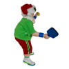 10" Fabriché™ Santa Playing Pickleball