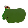 11" Fabriché™ Golfer Santa With Oversized Golf Ball