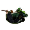 10.5" Fabriché™ Musical Irish Santa With Wreath