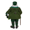 10.5" Fabriché™ Musical Irish Santa With Wreath