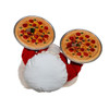 11“ Fabriché™ Chef Santa With Two Pizza's