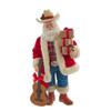 11“ Fabriché™ Western Santa With Guitar