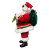 10.5" Fabriché™ Traditional Santa With December 25th Calendar