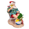8.5“ Fabriché™ Santa Sitting On Beach Chair
