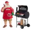10.75“ Fabriché™ Santa With Barbecue Grill, 2-Piece Set