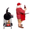 10.75“ Fabriché™ Santa With Barbecue Grill, 2-Piece Set