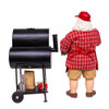 10.75“ Fabriché™ Santa With Barbecue Grill, 2-Piece Set