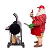 10.75“ Fabriché™ Santa With Barbecue Grill, 2-Piece Set