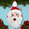 Wooden Santa Head Birdhouse Ornament