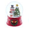 5“ Wind-Up Musical Snowman With Water Globe