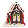 9.5“ Battery Operated LED Gingerbread Cookie House