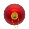 65MM Glass Matte Red Ball Ornaments, 6-Piece Box