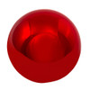 80MM Glass Shiny Red Ball Ornaments, 4-Piece Box