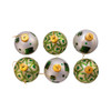 80MM Glass Irish Design Ball Ornaments, 6-Piece Box