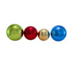 60MM - 80MM Glass Shiny and Matte Multicolored Ball Ornaments, 20-Piece Box