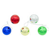 Glass Multicolor Ball Ornaments With Gold Treetop, 25-Piece Box