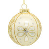 80MM Glass Light Gold Ball Ornaments, 6-Piece Box