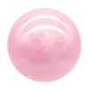 80MM Glass Pearlized Pink Ball Ornaments, 6-Piece Box