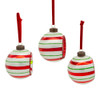 3“ The Early Years Glass Reflector Ornaments, 3 Piece Box