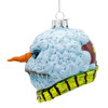 Gorenaments® Glass Evil Snowman Ornament