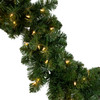 9' Pre-Lit Clear Incandescent Vanderbilt Garland
