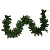 9' Battery-Operated Pre-Lit Warm White Cluster LED Noble Fir Garland