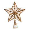 6.25“ Un-Lit Gold Wire Star Treetop