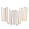 6' Miniature Round Bead Garlands, 3 Assorted