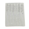 6" Glittered Icicle Ornaments, 6-Piece Box