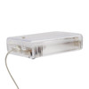 8' Battery Operated 25L Warm White Fairy LED Silver Wire Light Set In PDQ