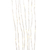 8' Battery Operated 25L Warm White Fairy LED Silver Wire Light Set In PDQ