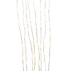 8' Battery Operated 25L Warm White Fairy LED Silver Wire Light Set In PDQ