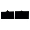 Red & Black Mirrored Dog Bone & Paw Stocking Holders, 2 Assorted